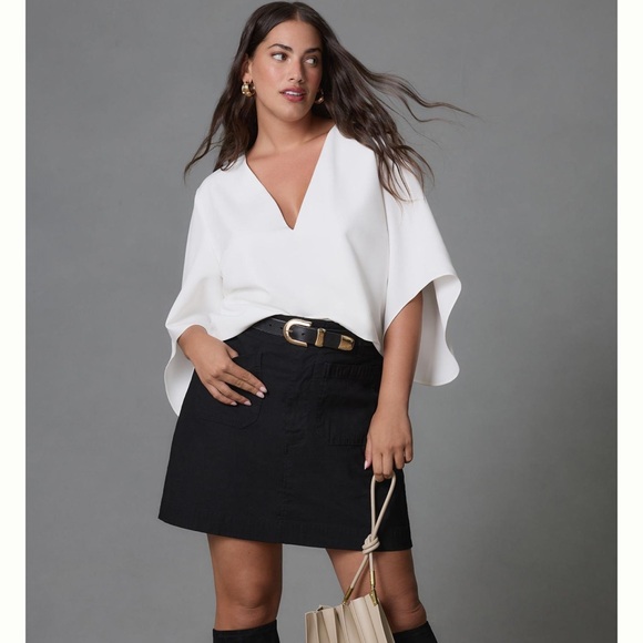 Anthropologie Mare Mare v neck cape blouse - Picture 5 of 8